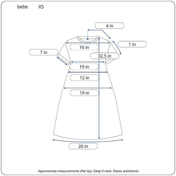 NWOT bebe Striped Color Block Dress - Picture 9 of 9